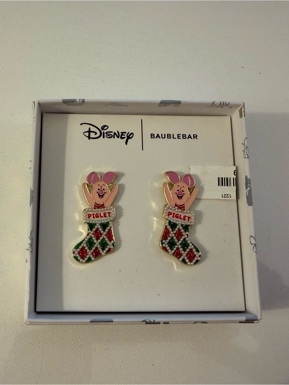 Baublebarβx Disney Winnie The Pooh Piglet Earrings NWT